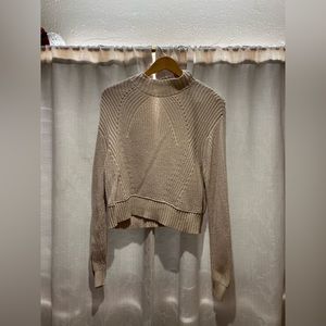 Aeropostal Beige Knit Sweater